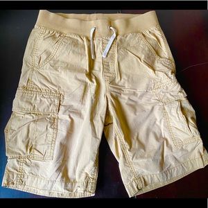 Gap Boys XL Husky PullOn Cargo Shorts iconic Khaki